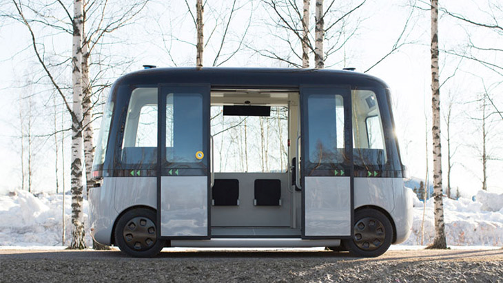 Robotic buses operating on European streets