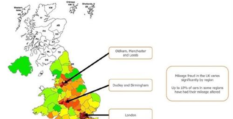 Mileage fraud hotspots revealed