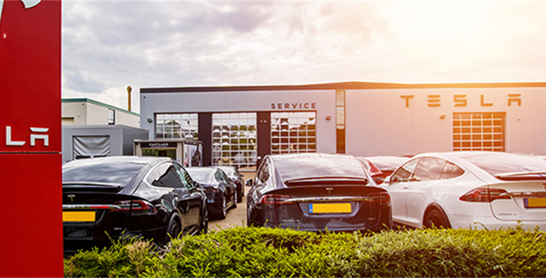 Tesla car delivery productivity up by 40%