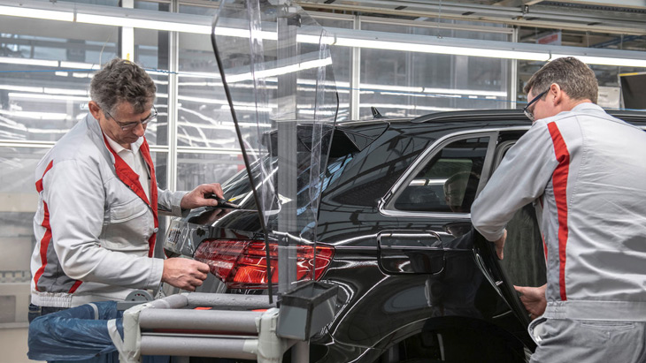 Audi European plants gradual restart