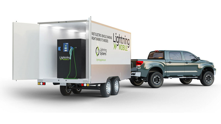 Mobile charging for commercials and buses