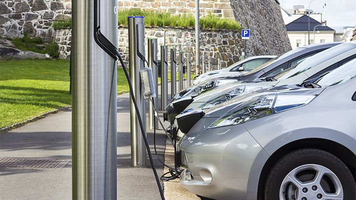 Electric charging point availability across UK is patchy