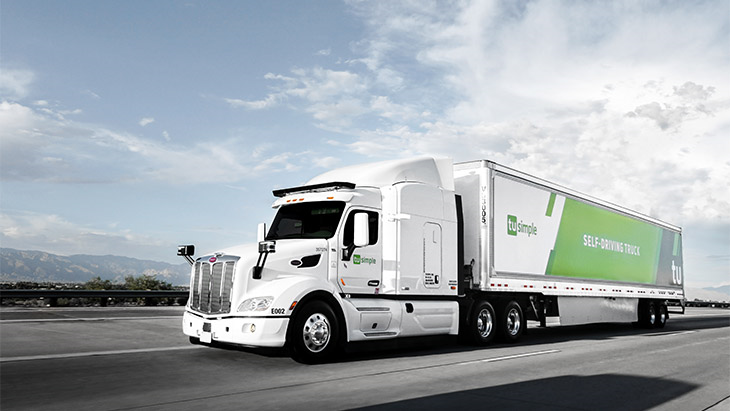 Semi-autonomous trucks 1,100-Mile daily route