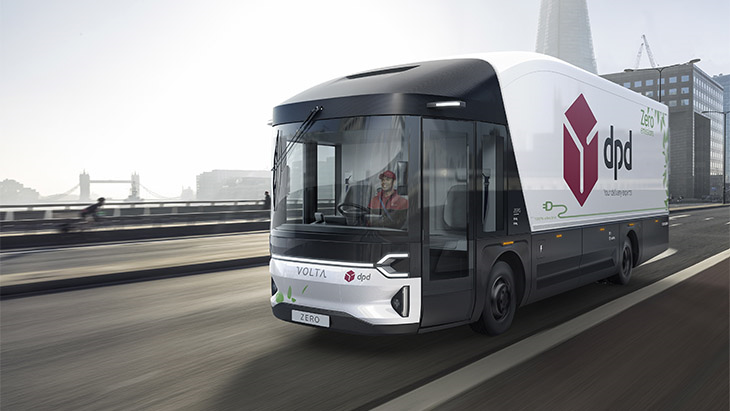 Volta Trucks and DPD bring full-electric large truck deliveries to London's ULEZ