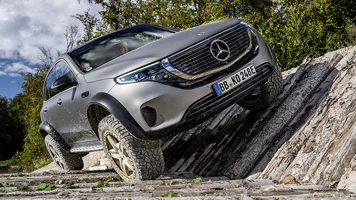 Mercedes goes off-road with its luxury electric EQC 4x4²