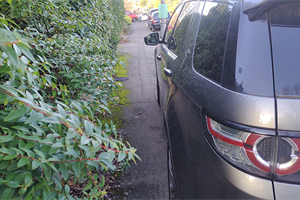 Road safety charity tackles pavement parking