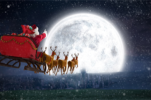 Santa's on his way!