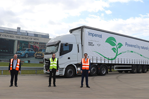 Mini Plant Oxford new fleet of LNG lorries