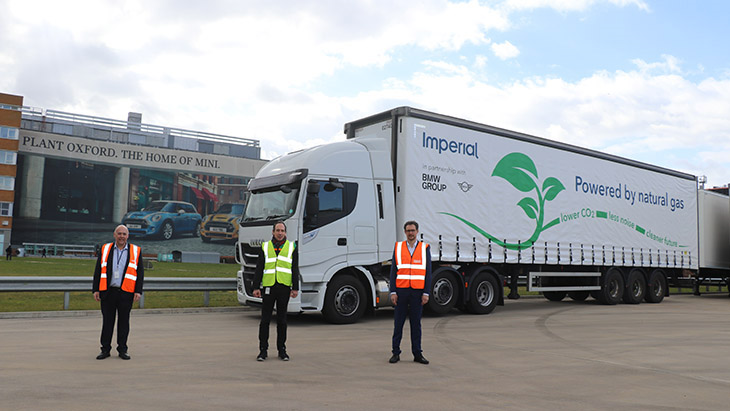 Mini Plant Oxford new fleet of LNG lorries