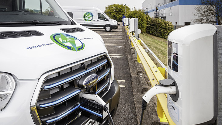 Ford trials new all-electric E-Transit Van