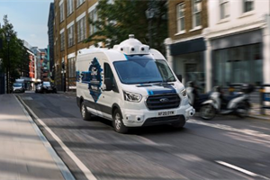 Hidden drivers in autonomous delivery vans trial