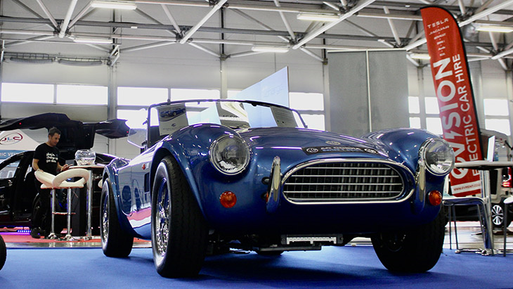 AC Cobra Series 1 electric stuns crowds at The British Motor Show