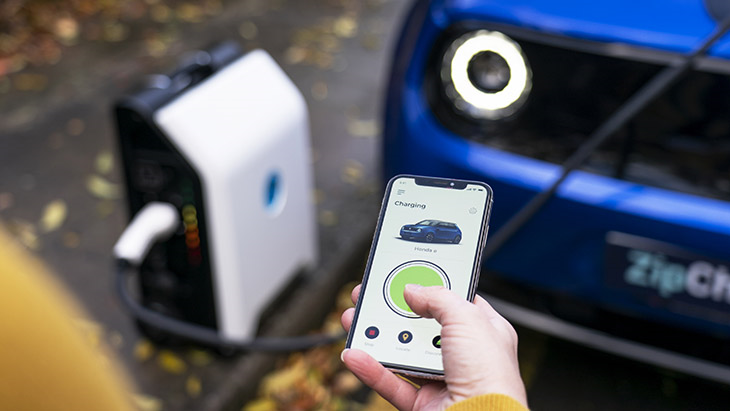 ZipCharge portable EV charger shown at COP26
