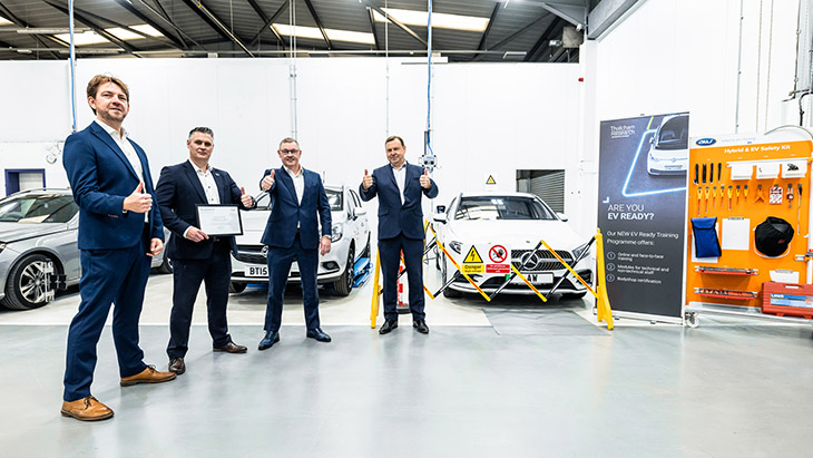 AW Repair Group has achieved Thatcham Research's EV Ready certification across all its sites