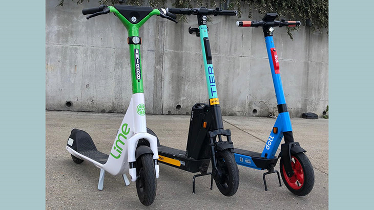e-scooters rental trial exceeds milestone of half a million trips