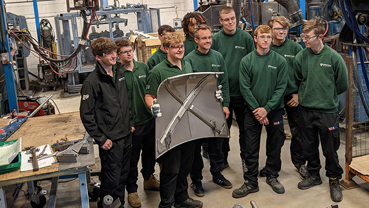 BMH aids 'Heritage Skills Academy' apprentices with Mini project