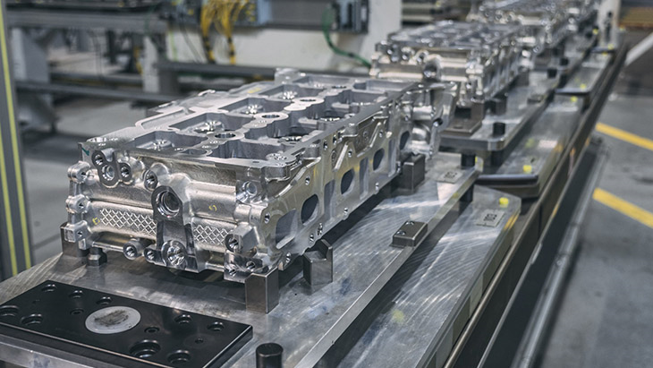 Engine production stutters back