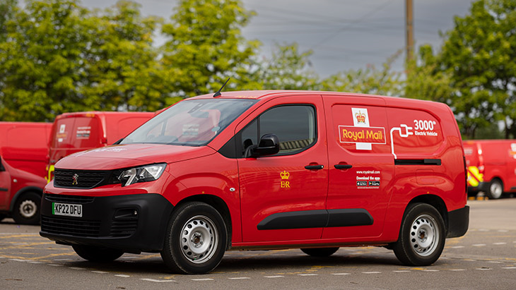 Royal Mail bolsters fleet of electric vans