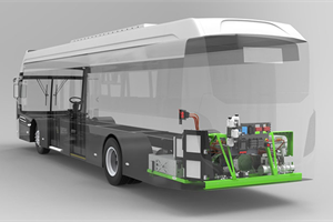 Kleanbus modular platform to repower any bus from diesel to electric