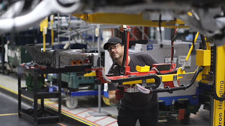 Jaguar Land Rover electrification skills programme