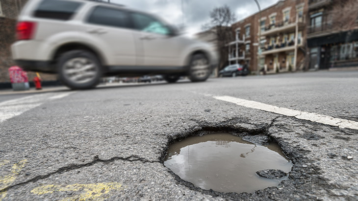 A third of all local roads across England in need of repair