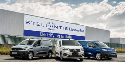 New Stellantis maritime logistics service for EVs at Ellesmere Port