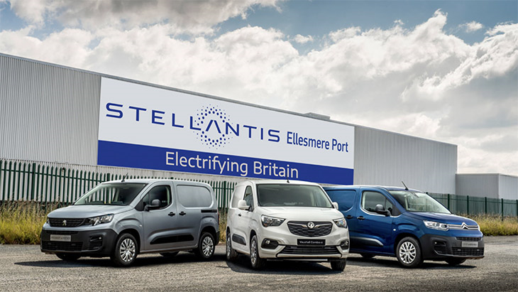 New Stellantis maritime logistics service for EVs at Ellesmere Port
