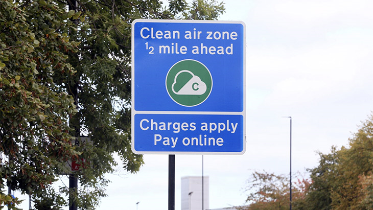 Latest clean air zones - Newcastle and Gateshead