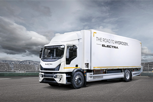 Electra hydrogen truck  trial with Sainsbury's