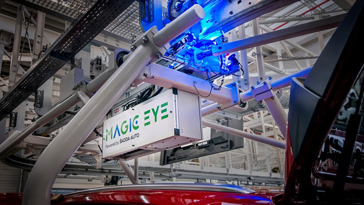 Škoda using AI camera to identify maintenance needs the assembly line
