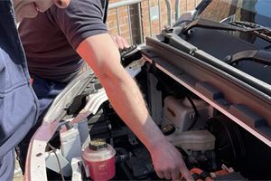 Electric vehicle post-accident courses