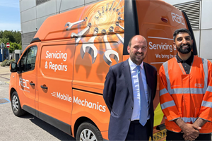 RAC offers car servicing or repairs at home or work