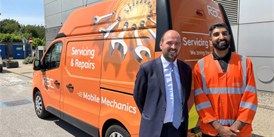 RAC offers car servicing or repairs at home or work