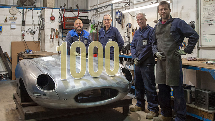 BMH completes 1,000th E-type Jaguar bonnet