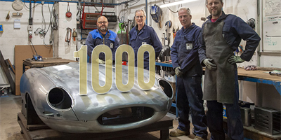 BMH completes 1,000th E-type Jaguar bonnet